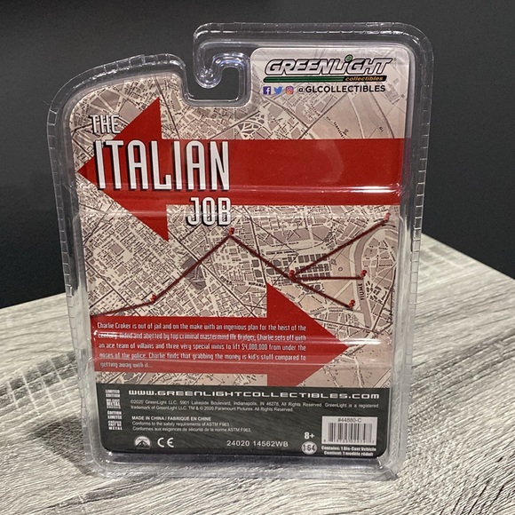 GreenLight | The Italian Job: 1967 Austin Mini Cooper S 1275 MKI - Die-Cast Car - Picture 2 of 10